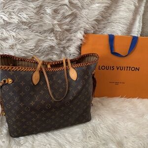 Louis Vuitton Brown Monogram neverful gm Tote Bag